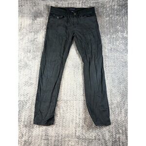 U.S. Polo Assn Activate Straight Leg Jeans Mens 30x30 Black Denim Cotton Stretch